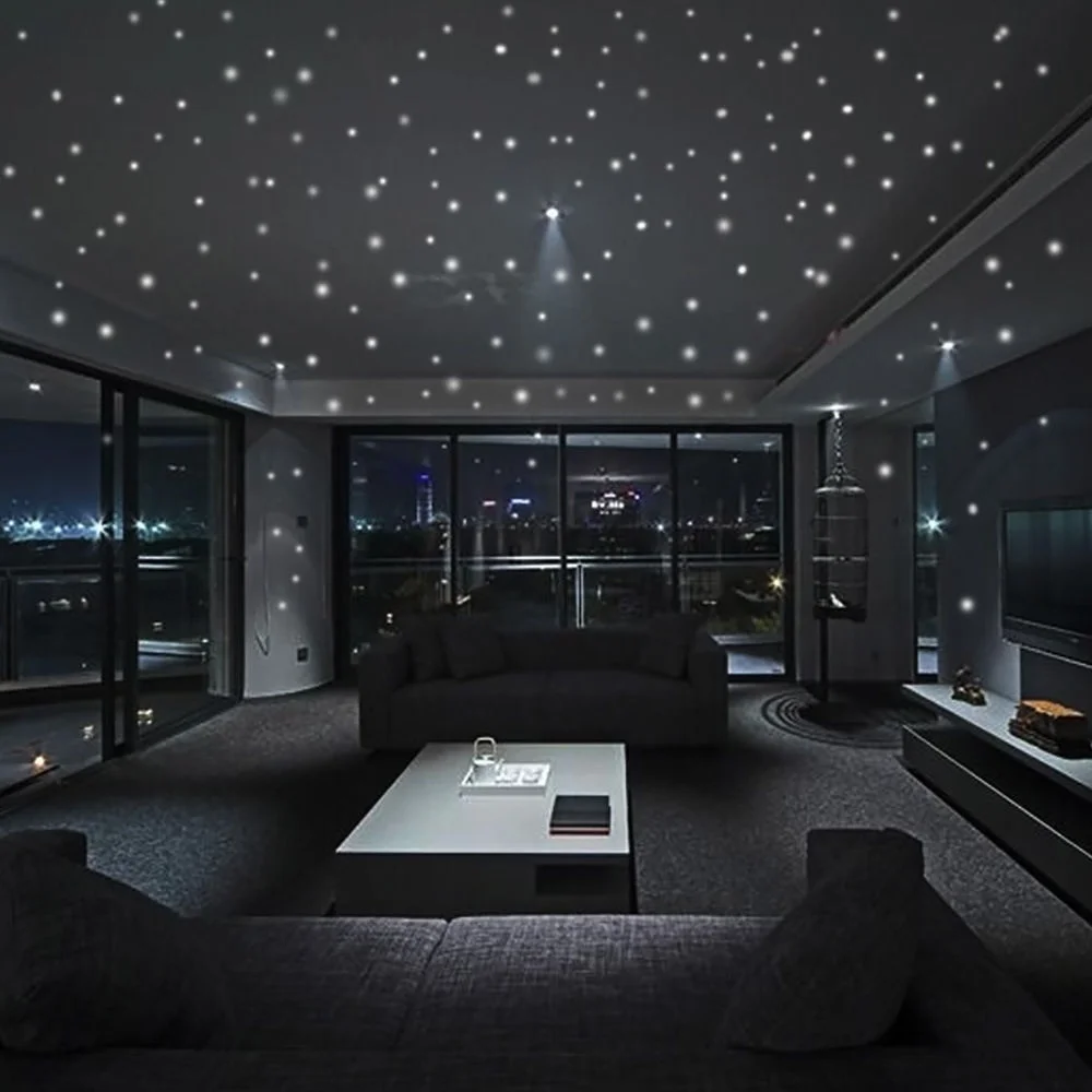 407 Pcs Wall Stickers Wall Dec - مراجعة Glow In Dark Stars وسعره