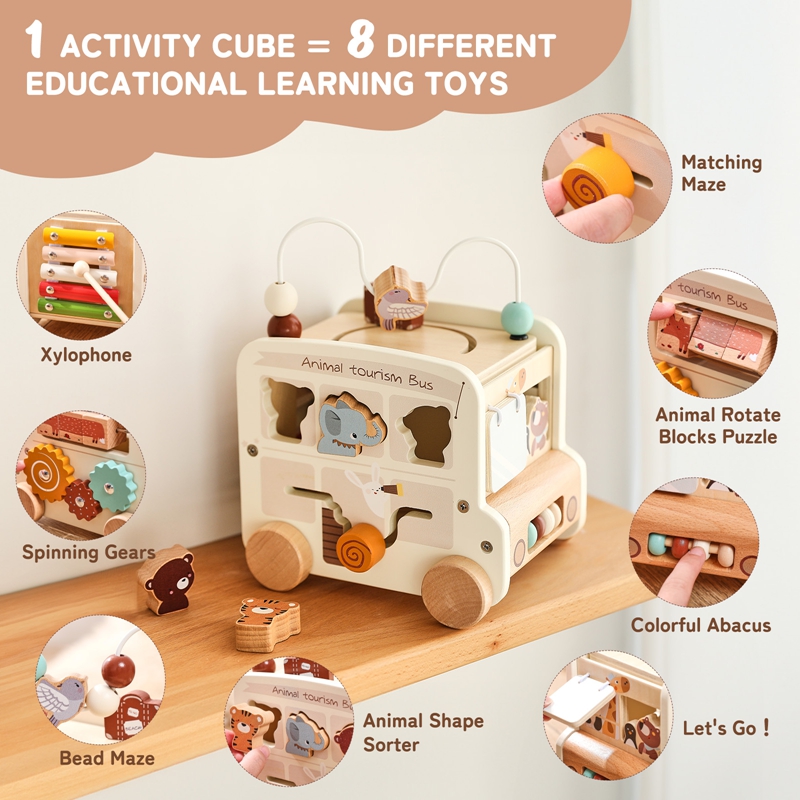 Montessori Wooden Children Toy - مراجعة Kids Toys 2 Year Old وسعره