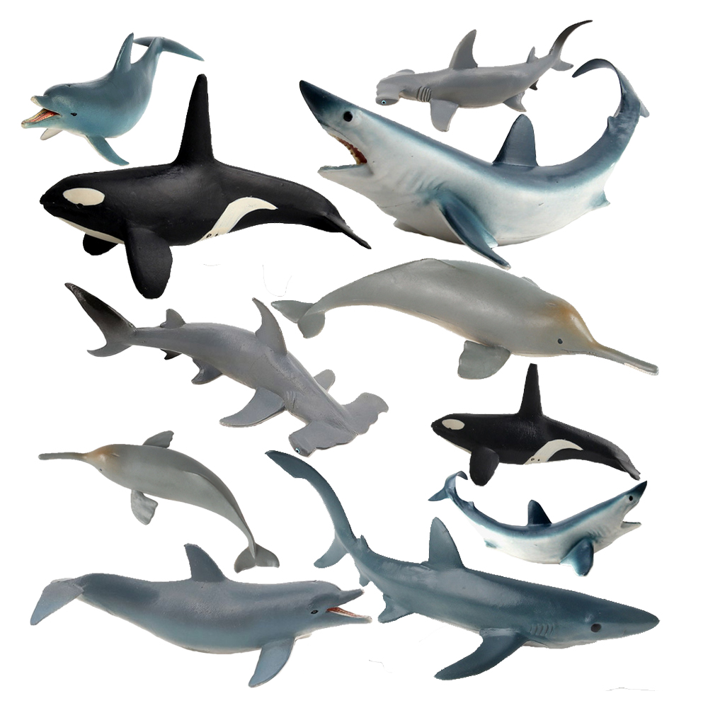 Endangered Marine Animals Figu - مراجعة Kids Toys Under 1 Year وسعره
