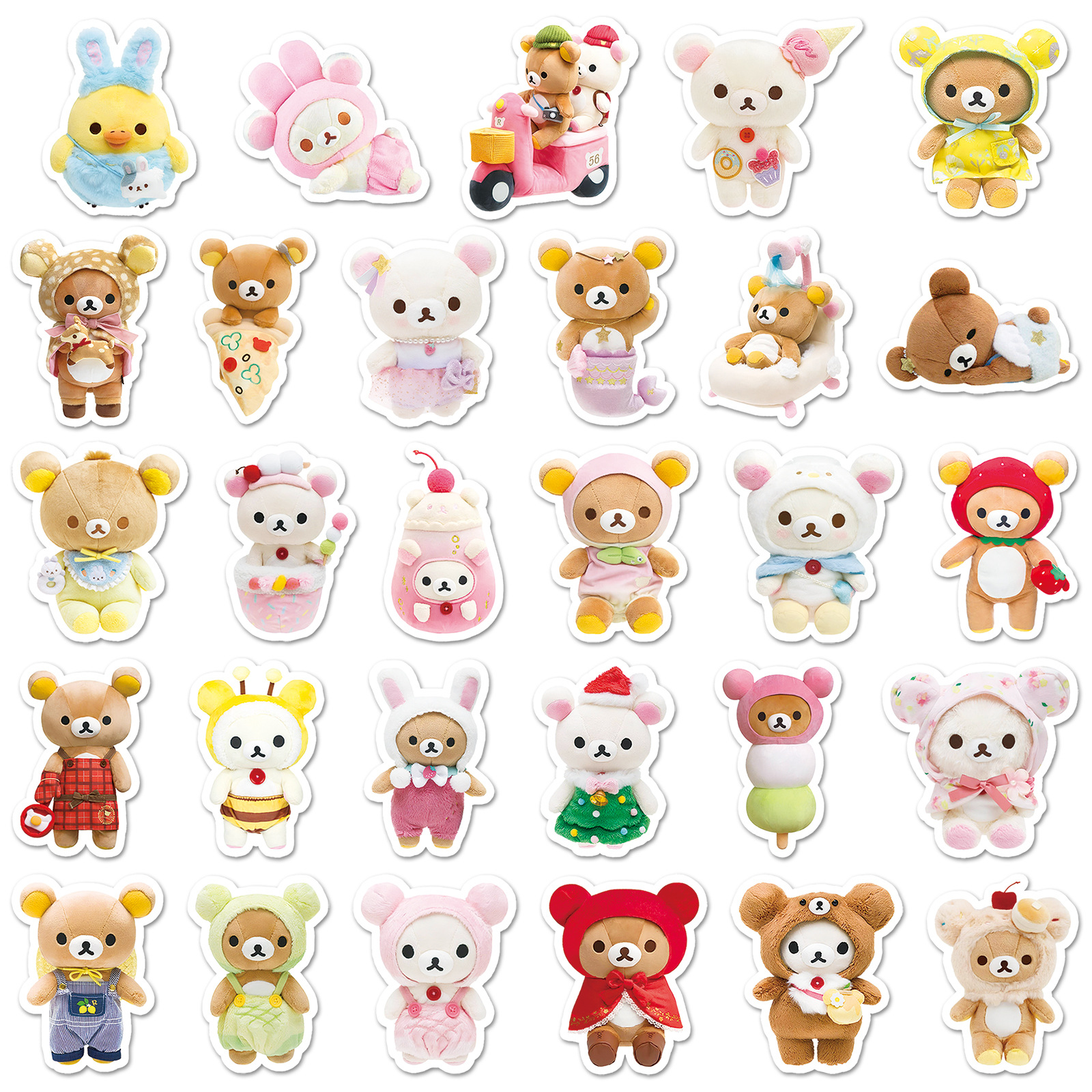 54pcs Cute Rilakkuma Aesthetic - مراجعة Kids Toys Laptop وسعره