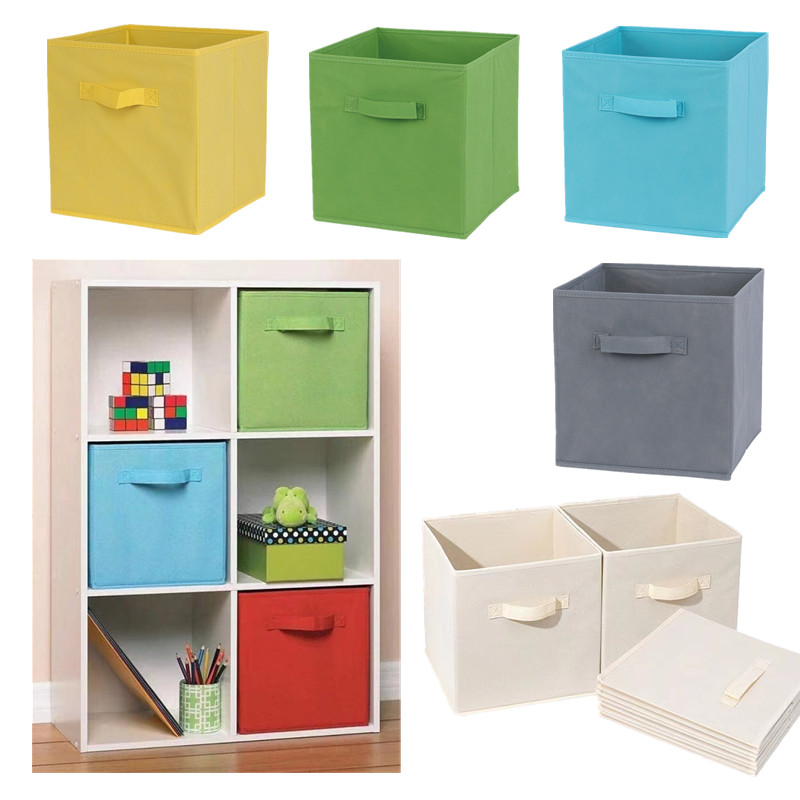 Non Woven Fabric Storage Bin C - مراجعة Kids Toys Drawers وسعره