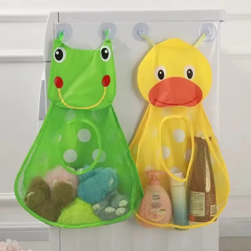 Baby Bathroom Mesh Bag Cartoon - مراجعة Kids Toys Basket وسعره