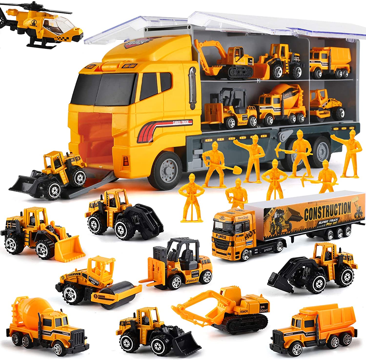10 In 1 Construction Toys Truc - مراجعة Kids Toys Jcb وسعره