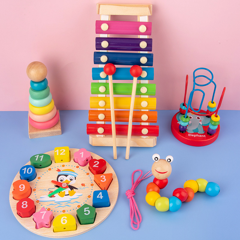 Montessori Baby Toys Kids 3D W - مراجعة Kids Toys 2 Year Old وسعره