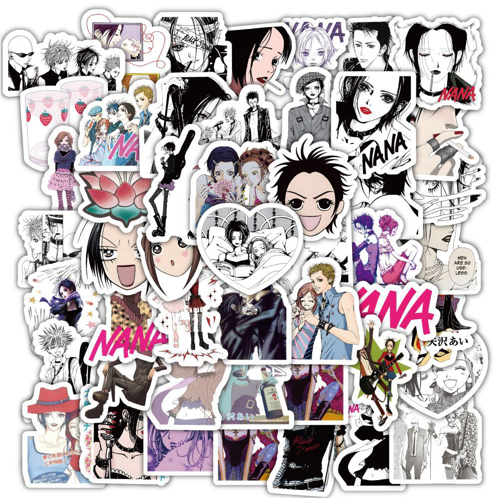 60PCS Anime NANA Stickers Cool - مراجعة Kids Toys Laptop وسعره