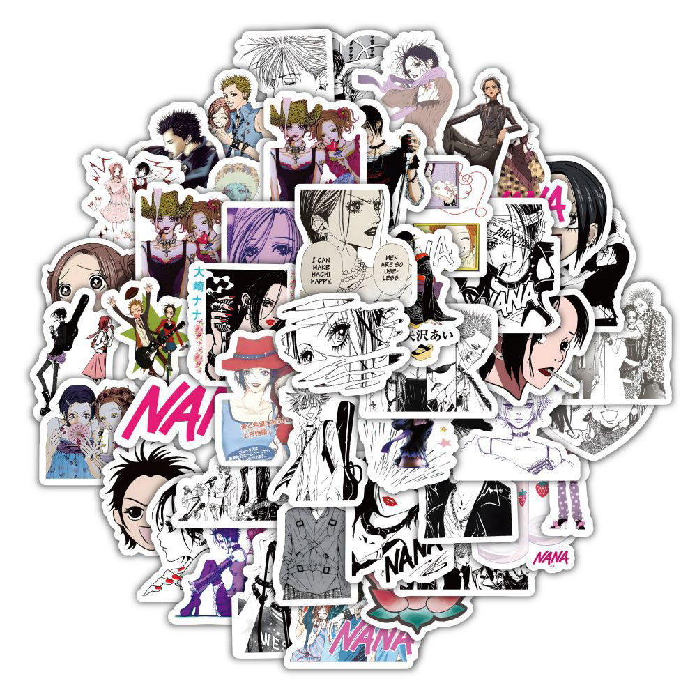 60PCS Anime NANA Stickers Cool - مراجعة Kids Toys Laptop وسعره