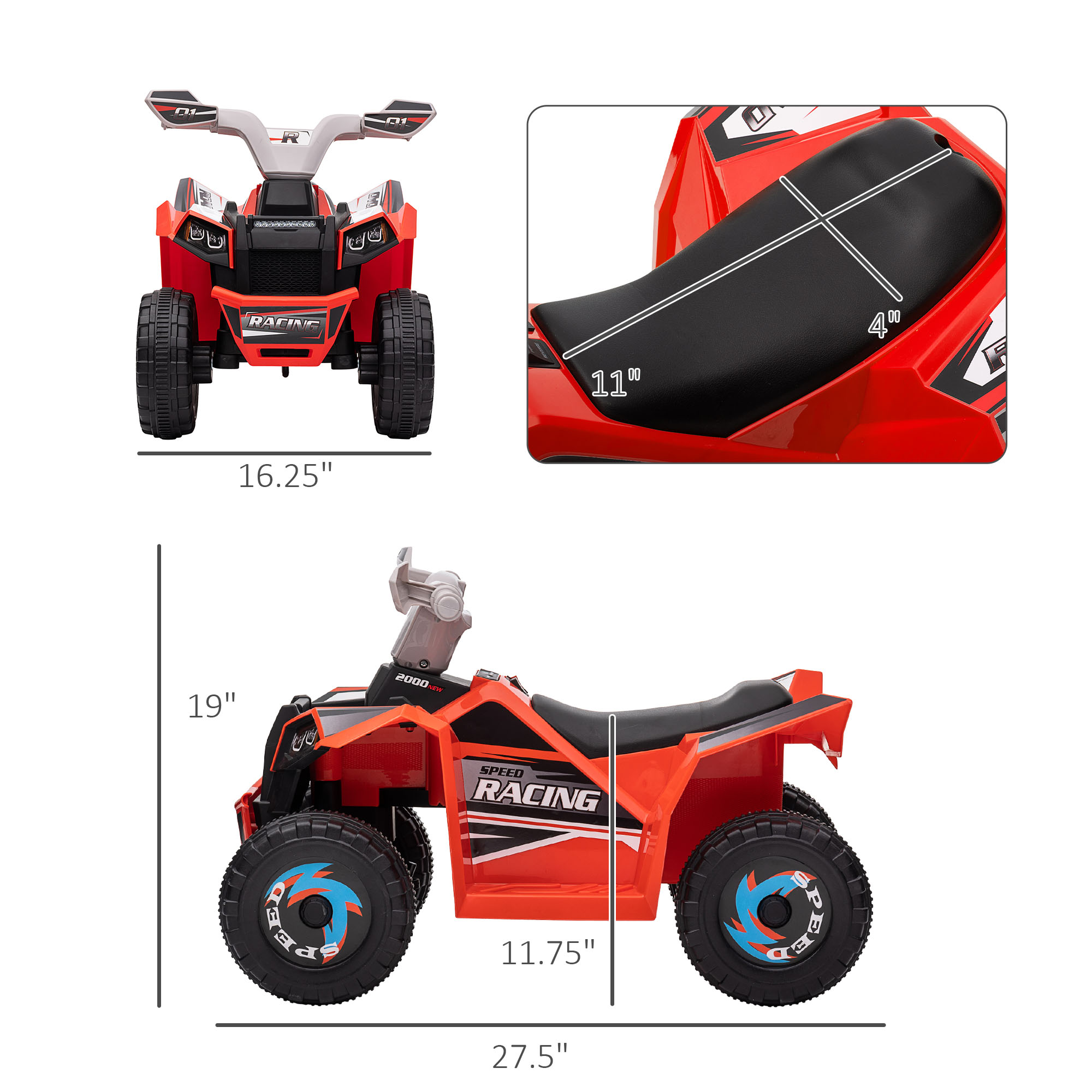 Car 6V with Kids Durable Desig - مراجعة Kids Yard Toys وسعره