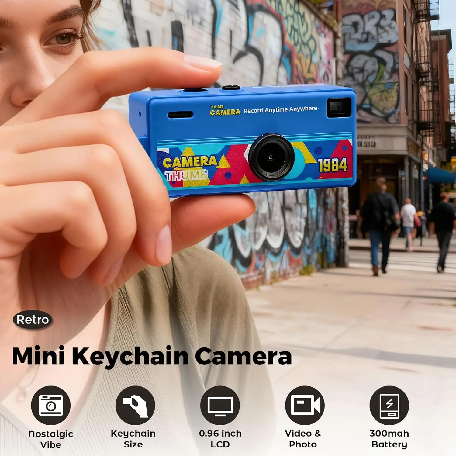 Mini Digital Camera 1080P HD T - مراجعة Kids Toys Youtube وسعره