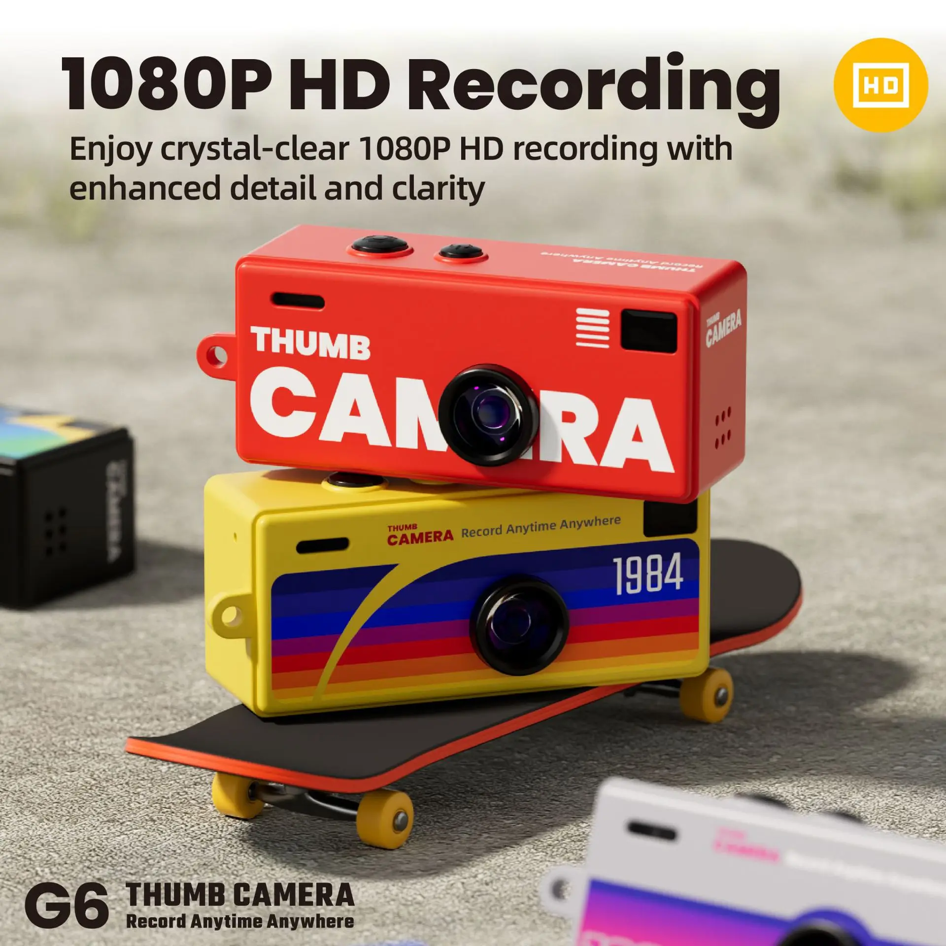 Mini Digital Camera 1080P HD T - مراجعة Kids Toys Youtube وسعره