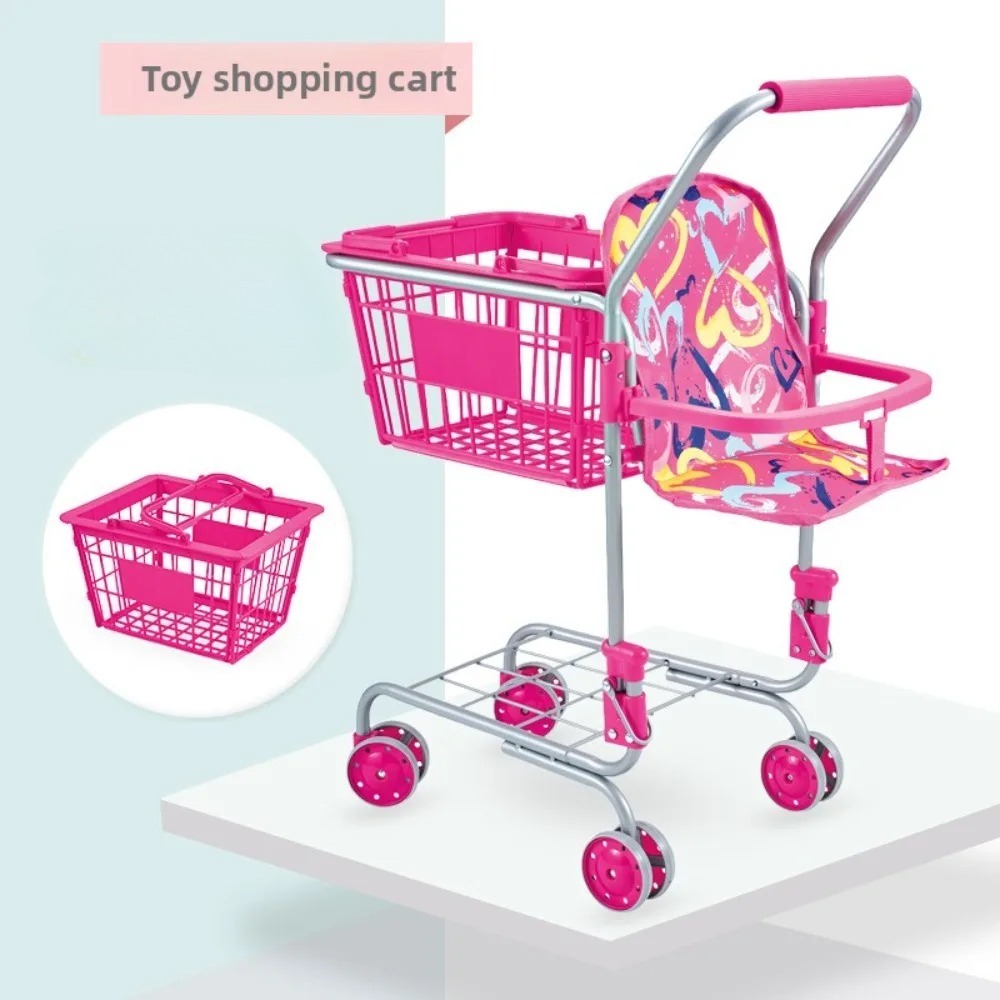 Baby Doll Shopping Cart for Gi - مراجعة Kids Toys Basket وسعره