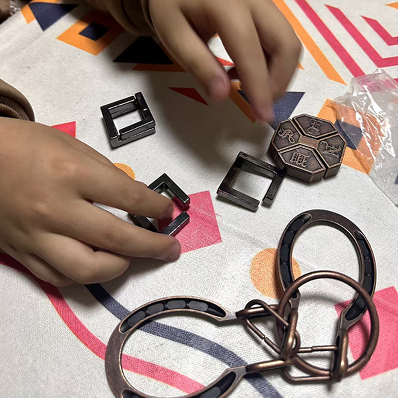 3PCS Set Disentanglement Metal - مراجعة Kids Toys Very وسعره