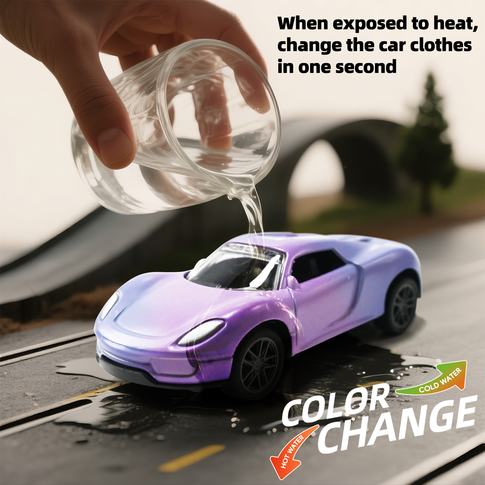 1:64 Temperature Sensitive Col - مراجعة Kids Toys Under 1 Year وسعره