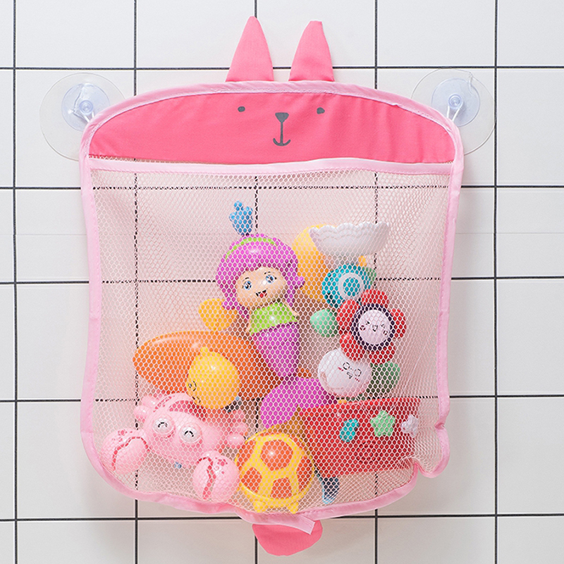 Baby Bathroom Mesh Bag Sucker  - مراجعة Kids Toys Basket وسعره