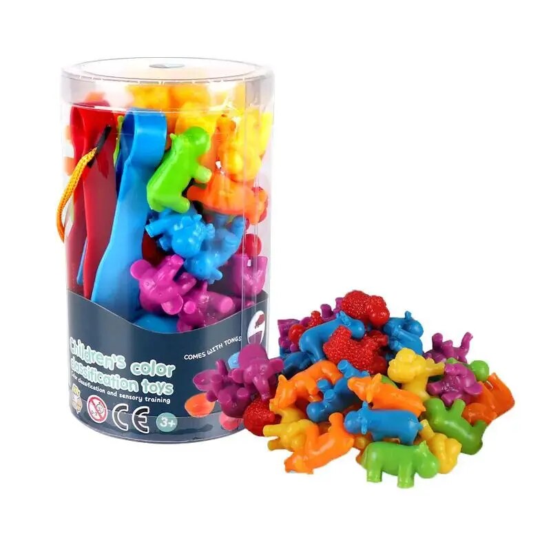 Rainbow Counting Animal Traffi - مراجعة Kids Toys 2 Year Old وسعره