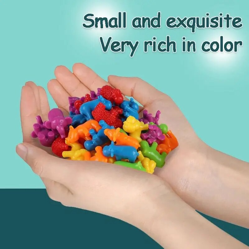 Rainbow Counting Animal Traffi - مراجعة Kids Toys 2 Year Old وسعره