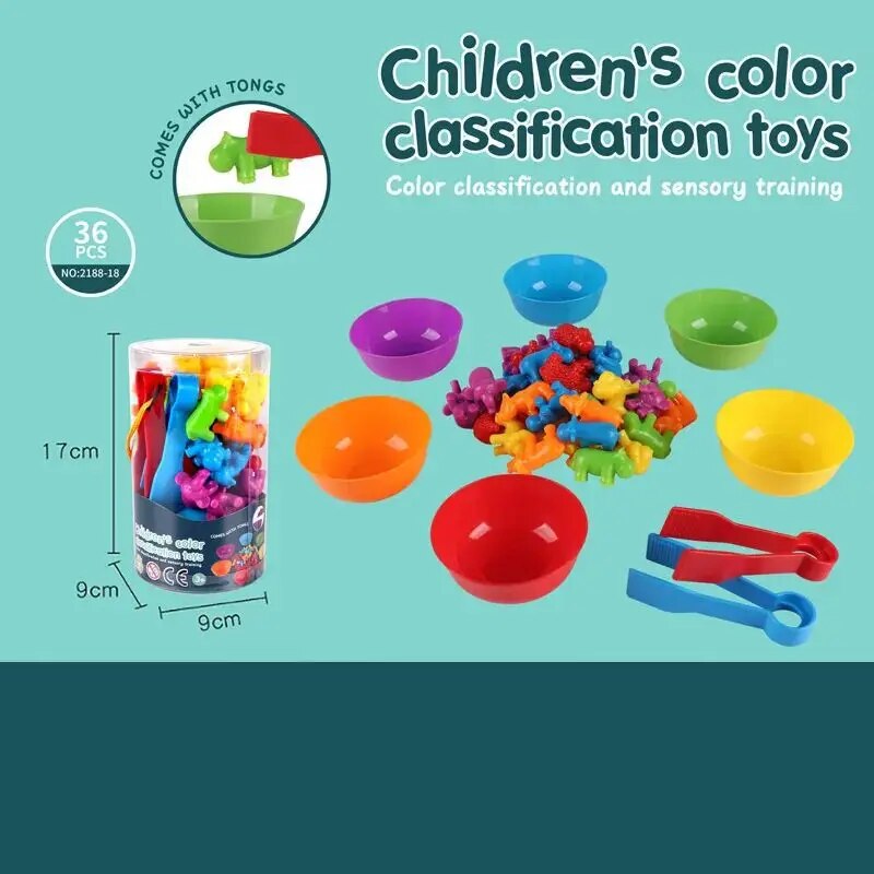 Rainbow Counting Animal Traffi - مراجعة Kids Toys 2 Year Old وسعره