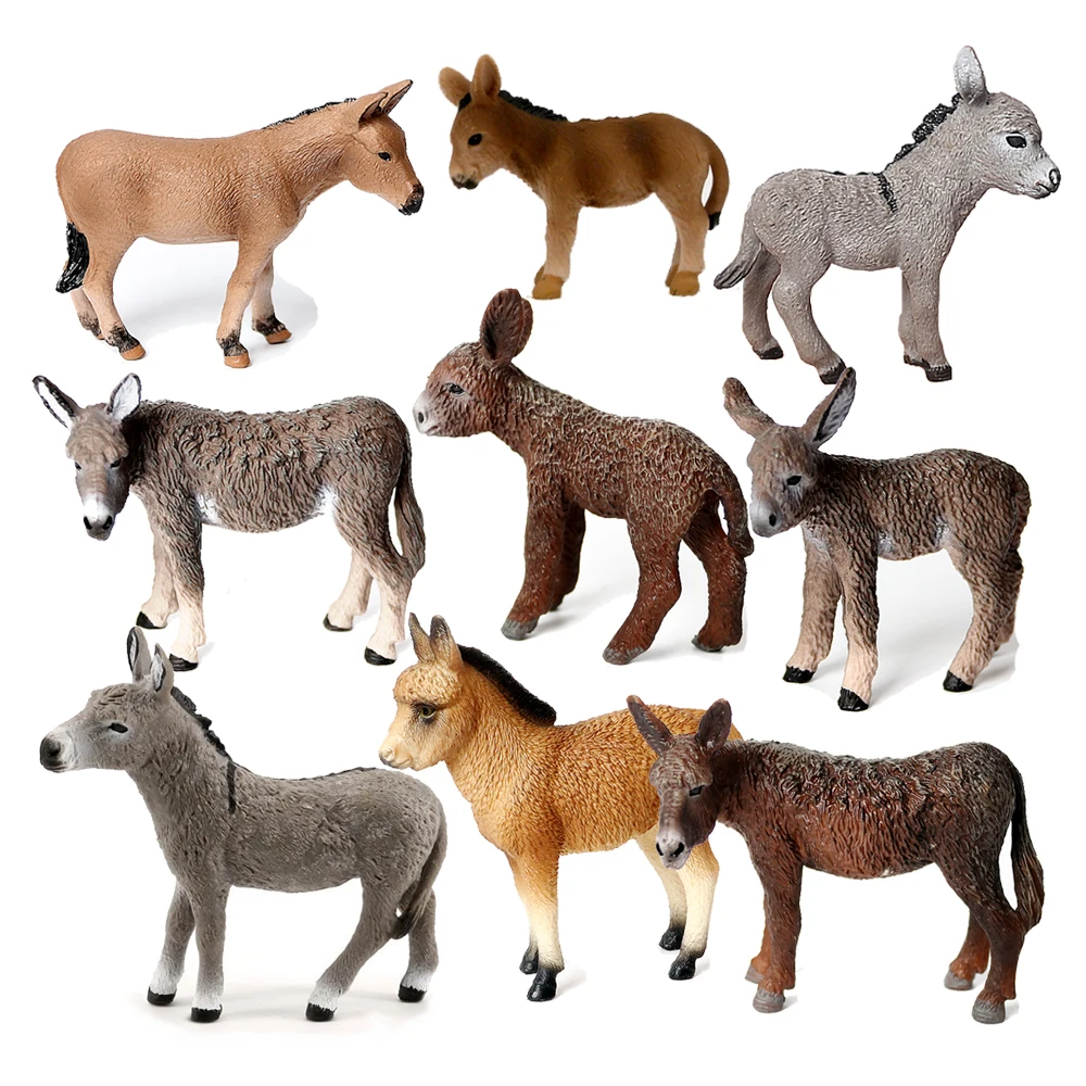 Donkey Model Toy Animals Figur - مراجعة Kids Toys Under 1 Year وسعره