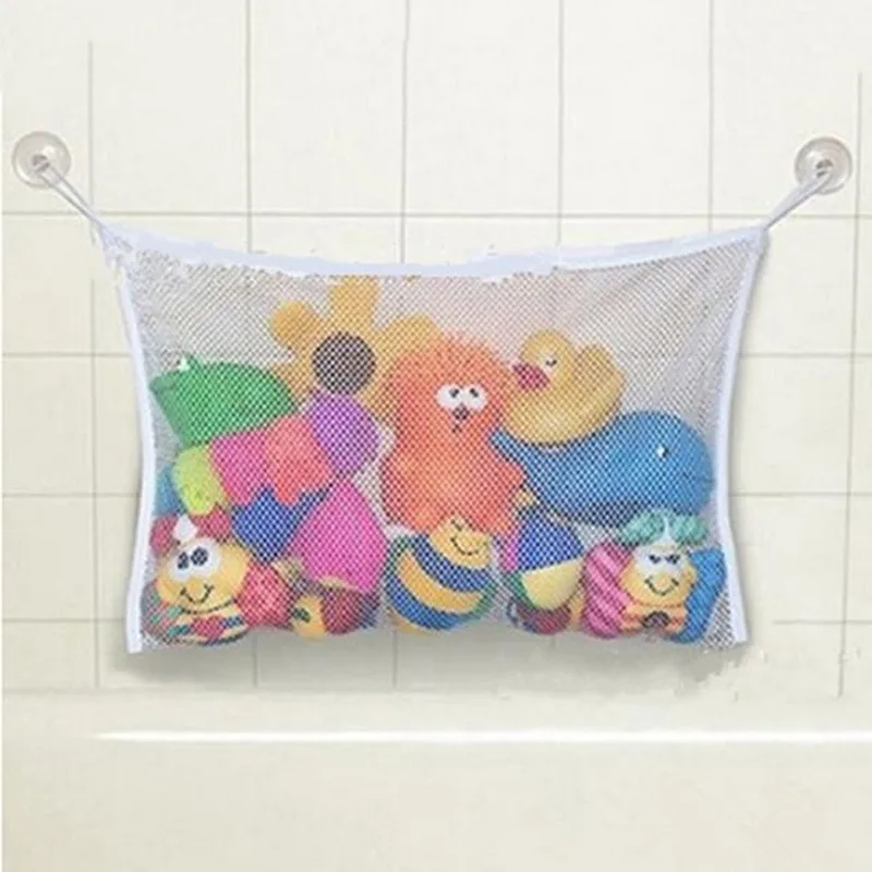 Baby Bathroom Mesh Bath Bag Ki - مراجعة Kids Toys Basket وسعره