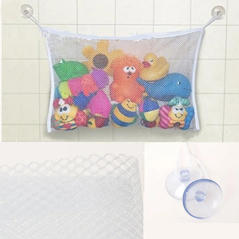 Baby Bathroom Mesh Bath Bag Ki - مراجعة Kids Toys Basket وسعره