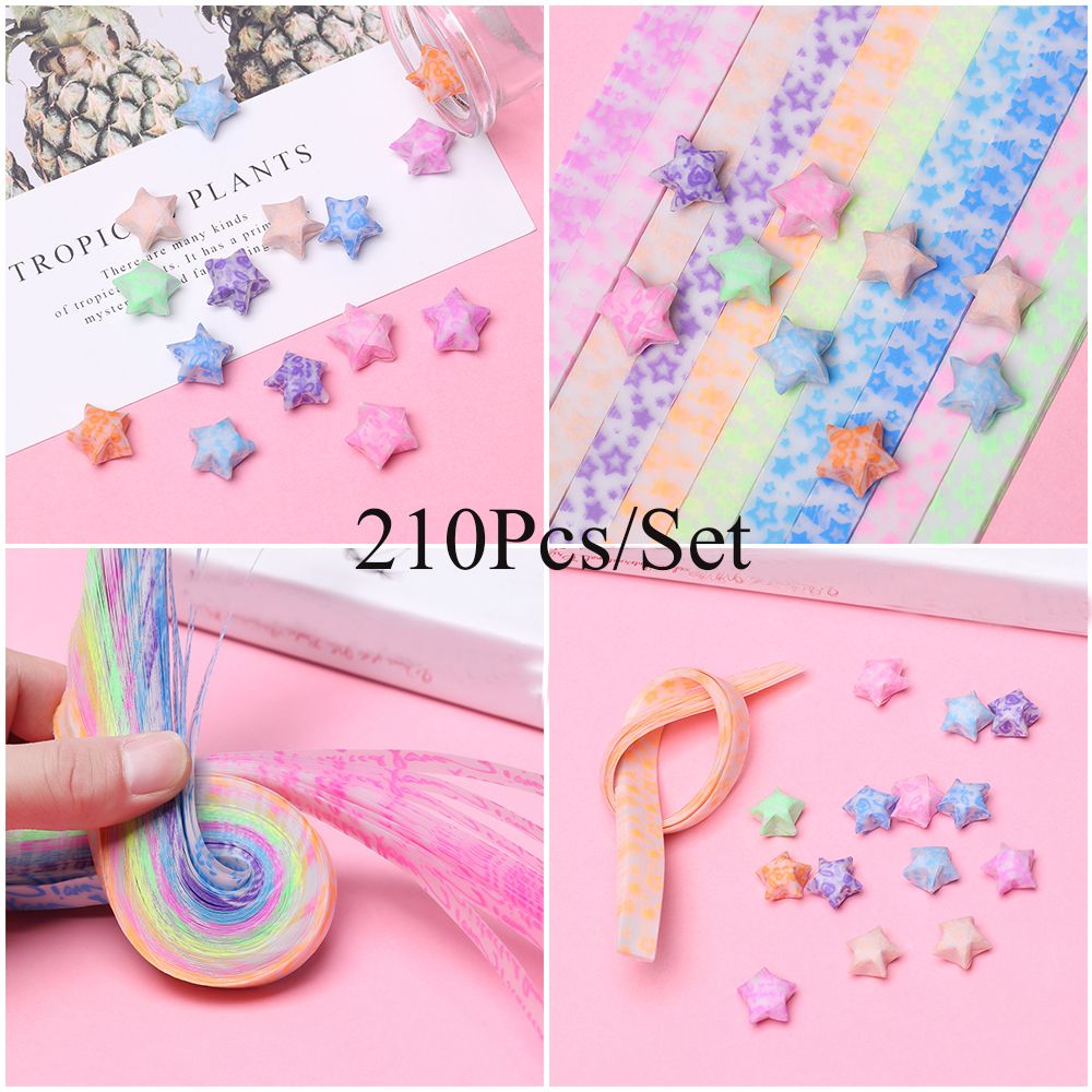 210pcs/lot Glow in Dark Lucky  - مراجعة Glow In Dark Stars وسعره
