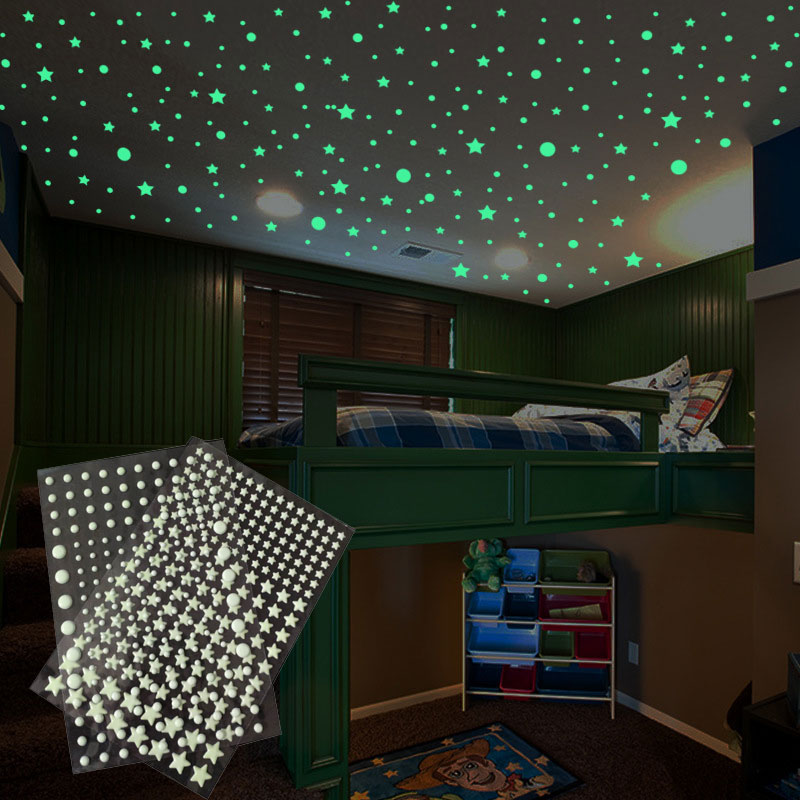202 Pcs/Set 3D Bubble Stars Do - مراجعة Glow In Dark Stars وسعره