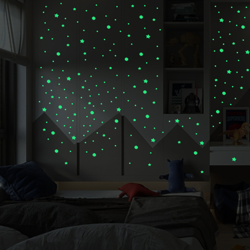 202 Pcs/Set 3D Bubble Stars Do - مراجعة Glow In Dark Stars وسعره