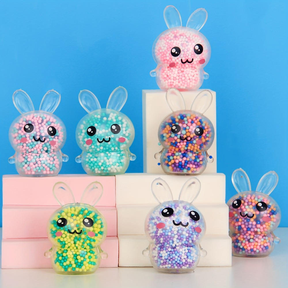 1/6pcs Squishy Bunny Stress Ba - مراجعة Kids Toys Basket وسعره