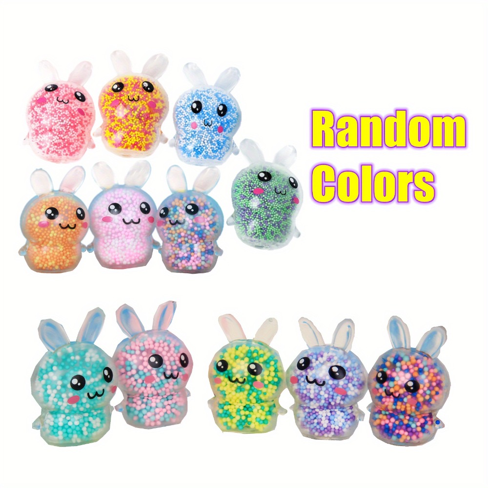 1/6pcs Squishy Bunny Stress Ba - مراجعة Kids Toys Basket وسعره