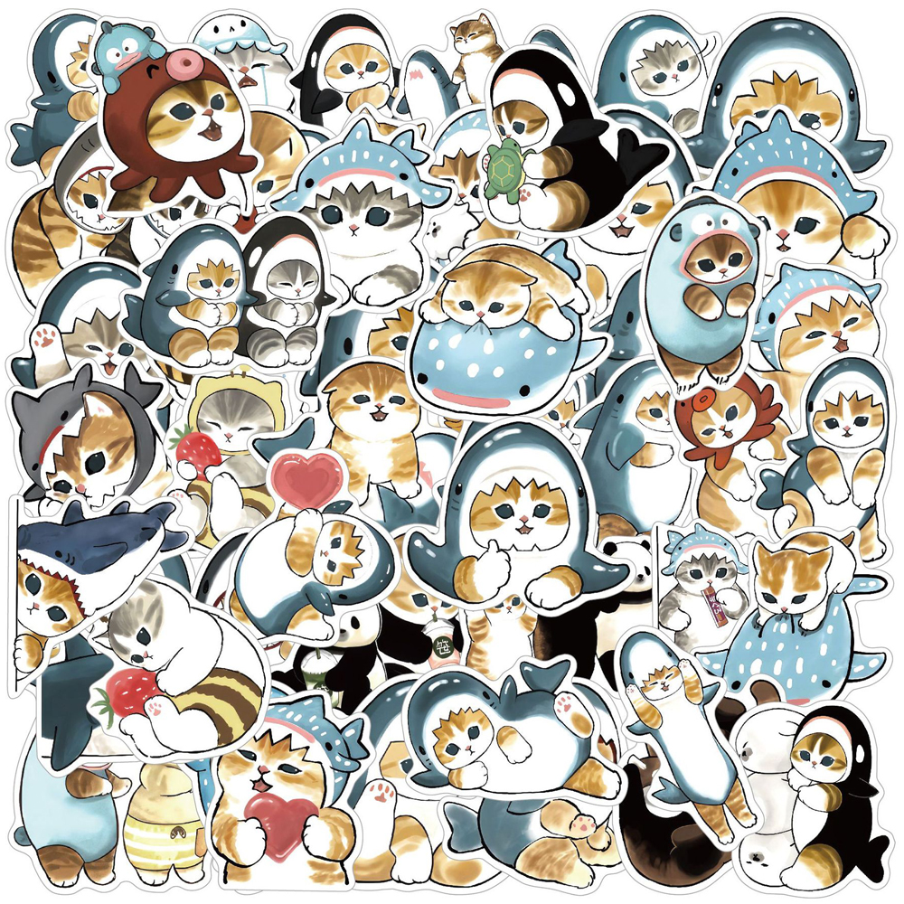 10/30/50pcs Funny Kawaii Cat A - مراجعة Kids Toys Laptop وسعره