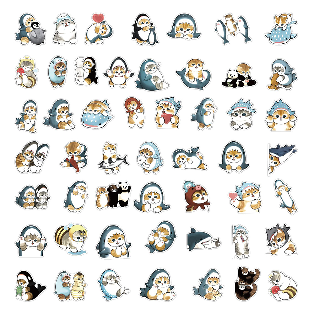 10/30/50pcs Funny Kawaii Cat A - مراجعة Kids Toys Laptop وسعره
