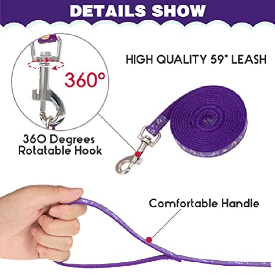 Cat Harness with Leash and Col - مراجعة Glow In Dark Stars وسعره