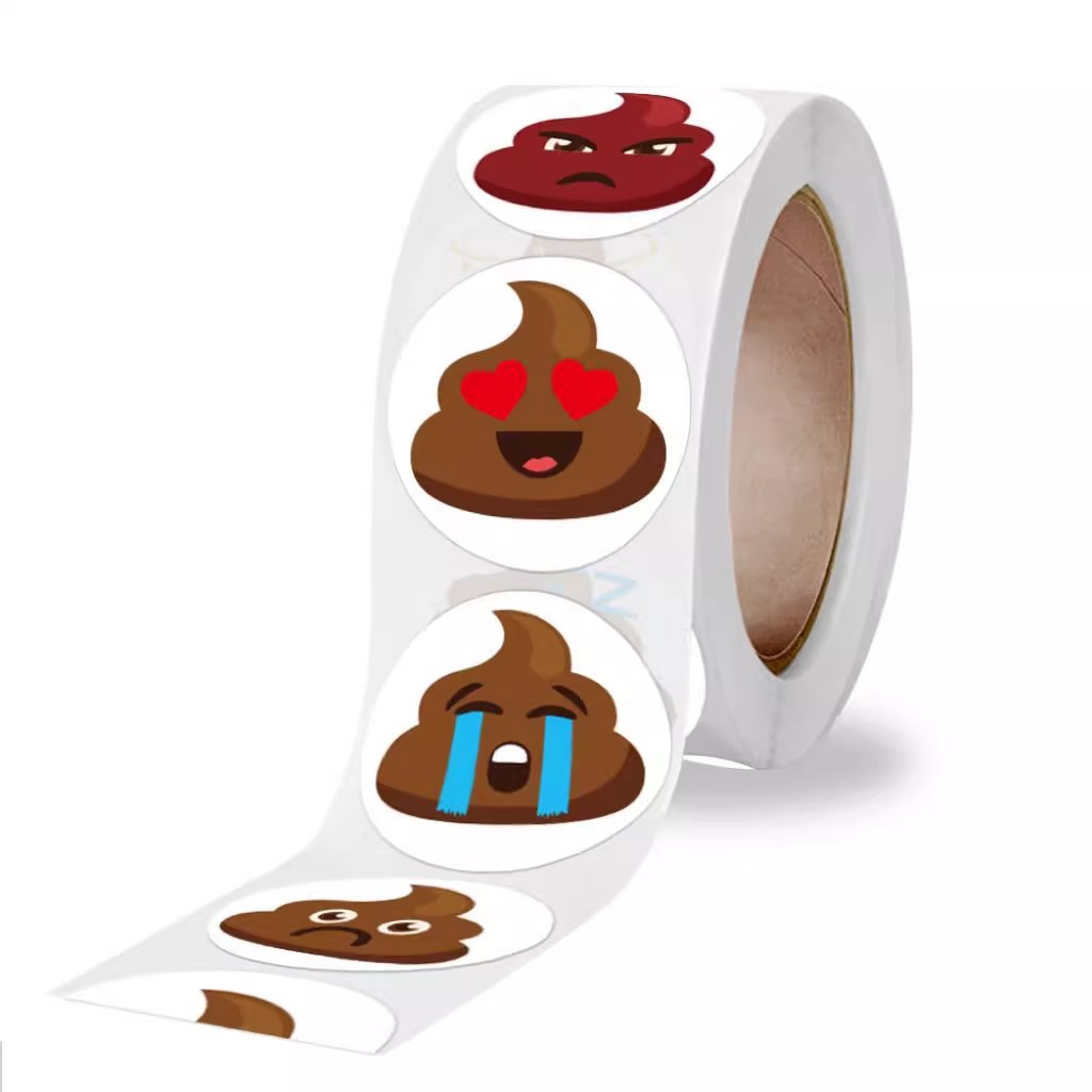 100-500pcs Funny Poop Cartoon  - مراجعة Kids Toys Laptop وسعره