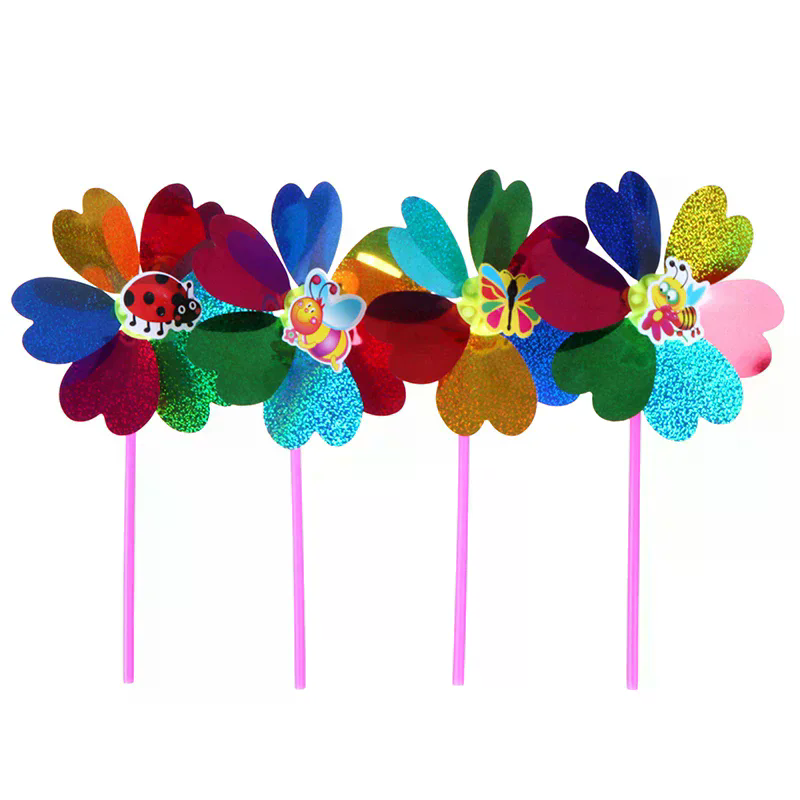 Colorful Sequins Windmill Wind - مراجعة Kids Yard Toys وسعره