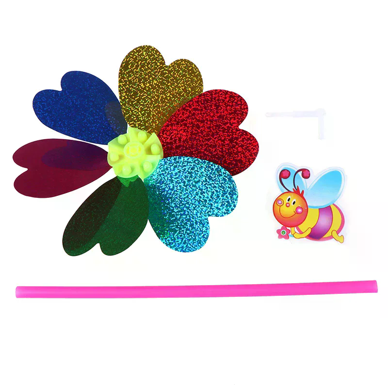 Colorful Sequins Windmill Wind - مراجعة Kids Yard Toys وسعره