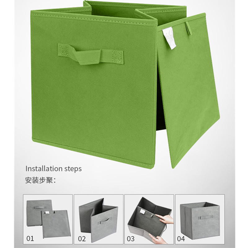 Non Woven Fabric Storage Bin C - مراجعة Kids Toys Drawers وسعره