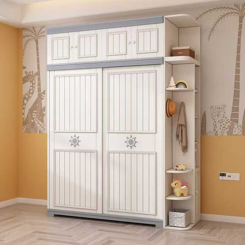 White Wooden Kid Storage Cabin - مراجعة Kids Toys Mall وسعره