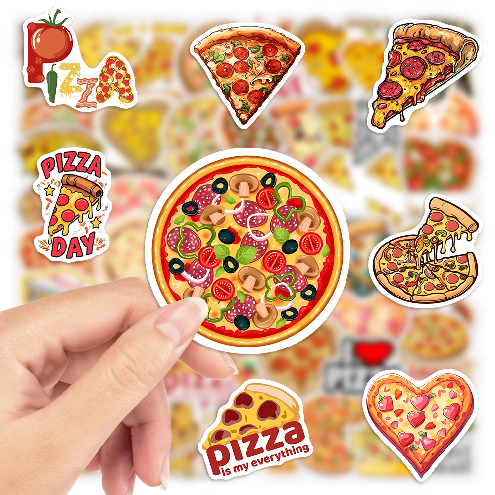 10/30/60Pcs Cute Pizza Toy Sti - مراجعة Kids Toys Laptop وسعره
