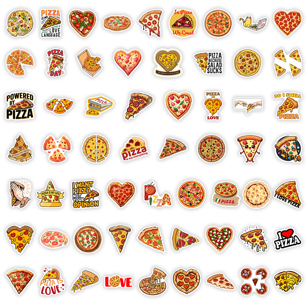 10/30/60Pcs Cute Pizza Toy Sti - مراجعة Kids Toys Laptop وسعره
