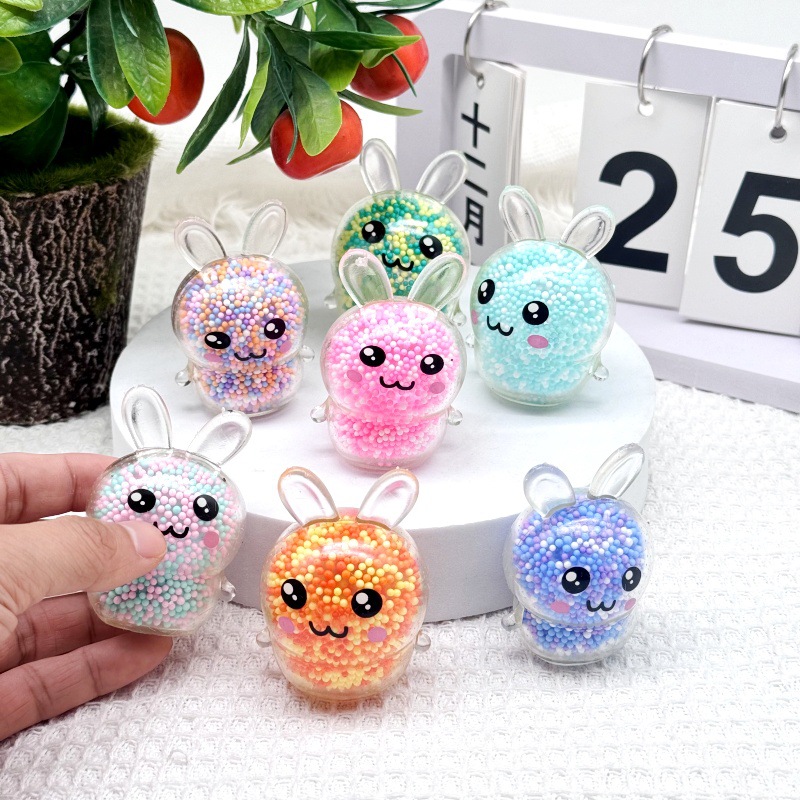 3PCS Squishy Bunny Stress Ball - مراجعة Kids Toys Basket وسعره
