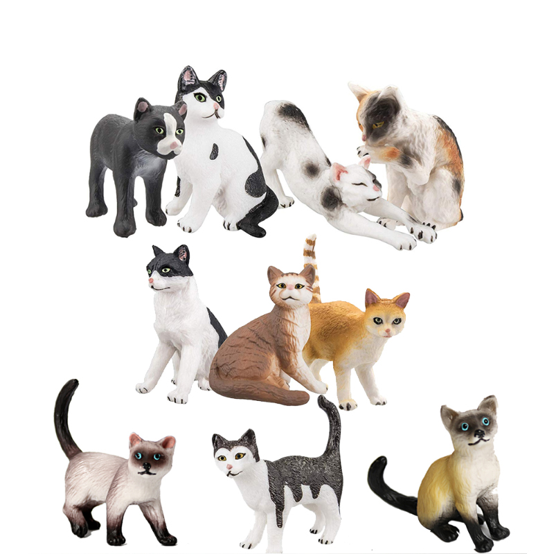 Cat Model Toys Farm animals Mi - مراجعة Kids Toys Under 1 Year وسعره