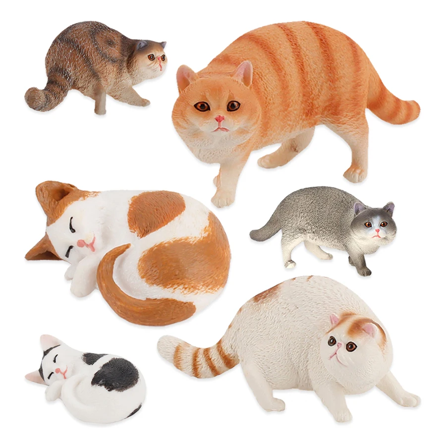 Cat Model Toys Farm animals Mi - مراجعة Kids Toys Under 1 Year وسعره