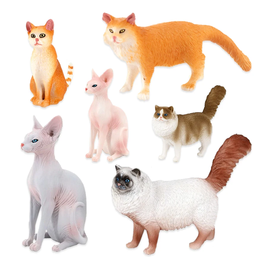 Cat Model Toys Farm animals Mi - مراجعة Kids Toys Under 1 Year وسعره