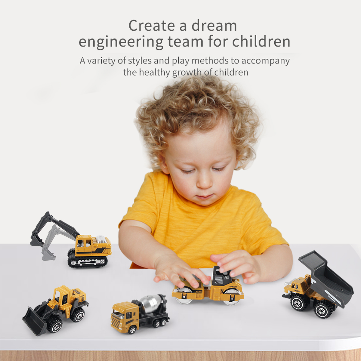 6pcs/set Alloy Engineering Tru - مراجعة Kids Toys Jcb وسعره