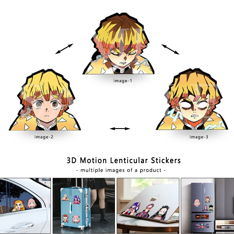Demon Slaye Zenitsu 3D Lenticu - مراجعة Kids Toys Laptop وسعره