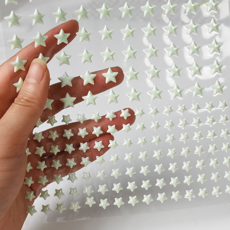 211pcs 3D Bubble Luminous Star - مراجعة Glow In Dark Stars وسعره