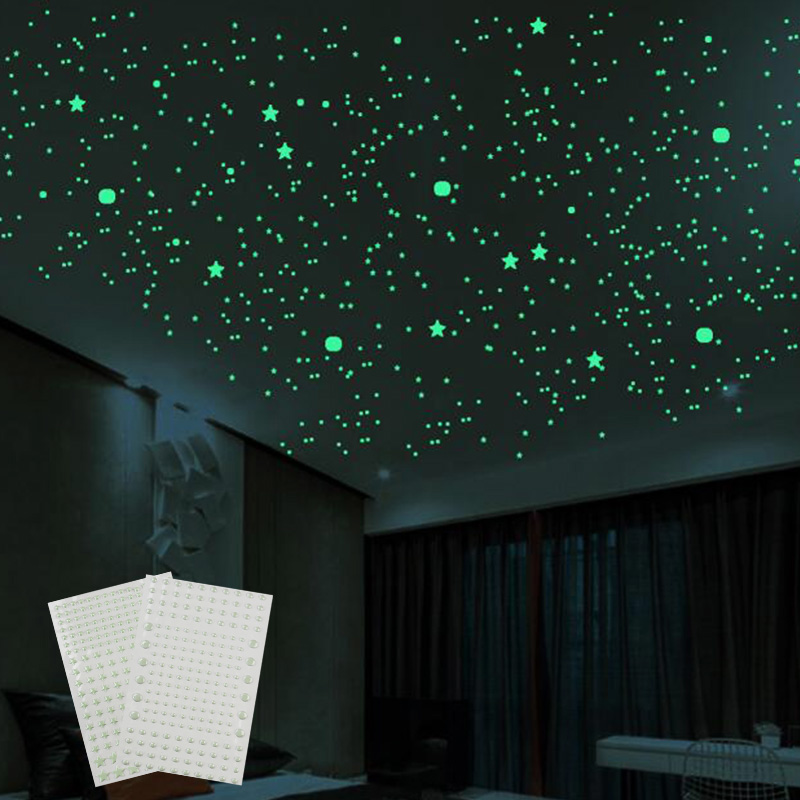 211pcs 3D Bubble Luminous Star - مراجعة Glow In Dark Stars وسعره