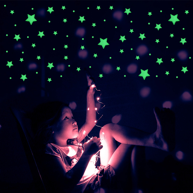 211pcs 3D Bubble Luminous Star - مراجعة Glow In Dark Stars وسعره