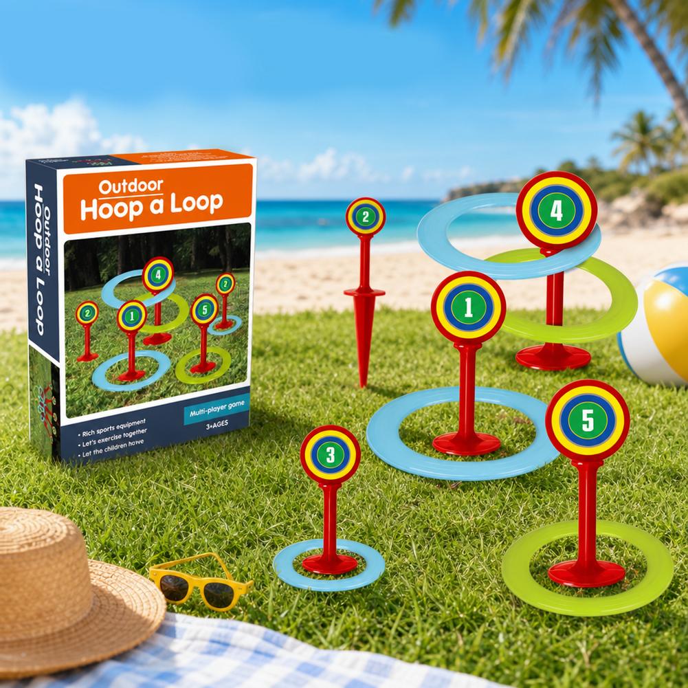 Kids Plastic Ring Toss Game Se - مراجعة Kids Yard Toys وسعره