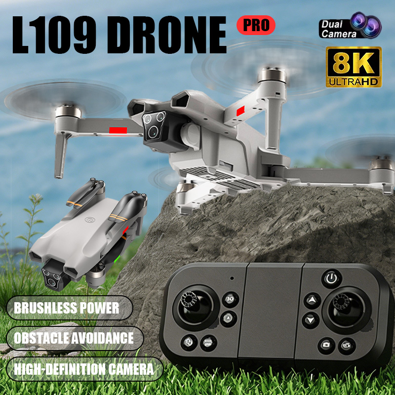 NEW Hot L017 Pro Drone Brushle - مراجعة Kids Toys Helicopter وسعره