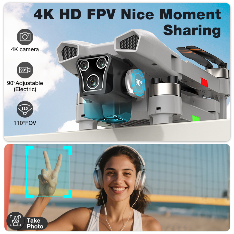 NEW Hot L017 Pro Drone Brushle - مراجعة Kids Toys Helicopter وسعره